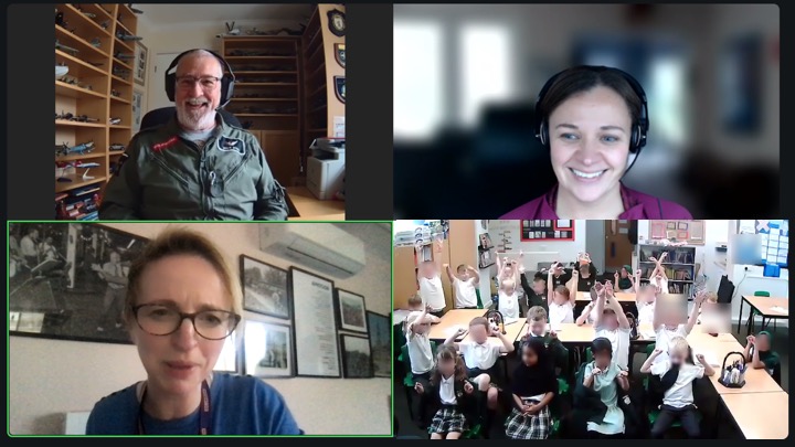 curious investigators Zoom Q&A with blurred children